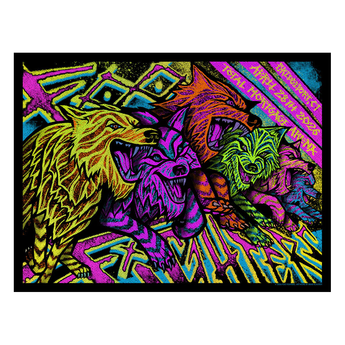 Bridgeport, CT Event Poster - Foil Print