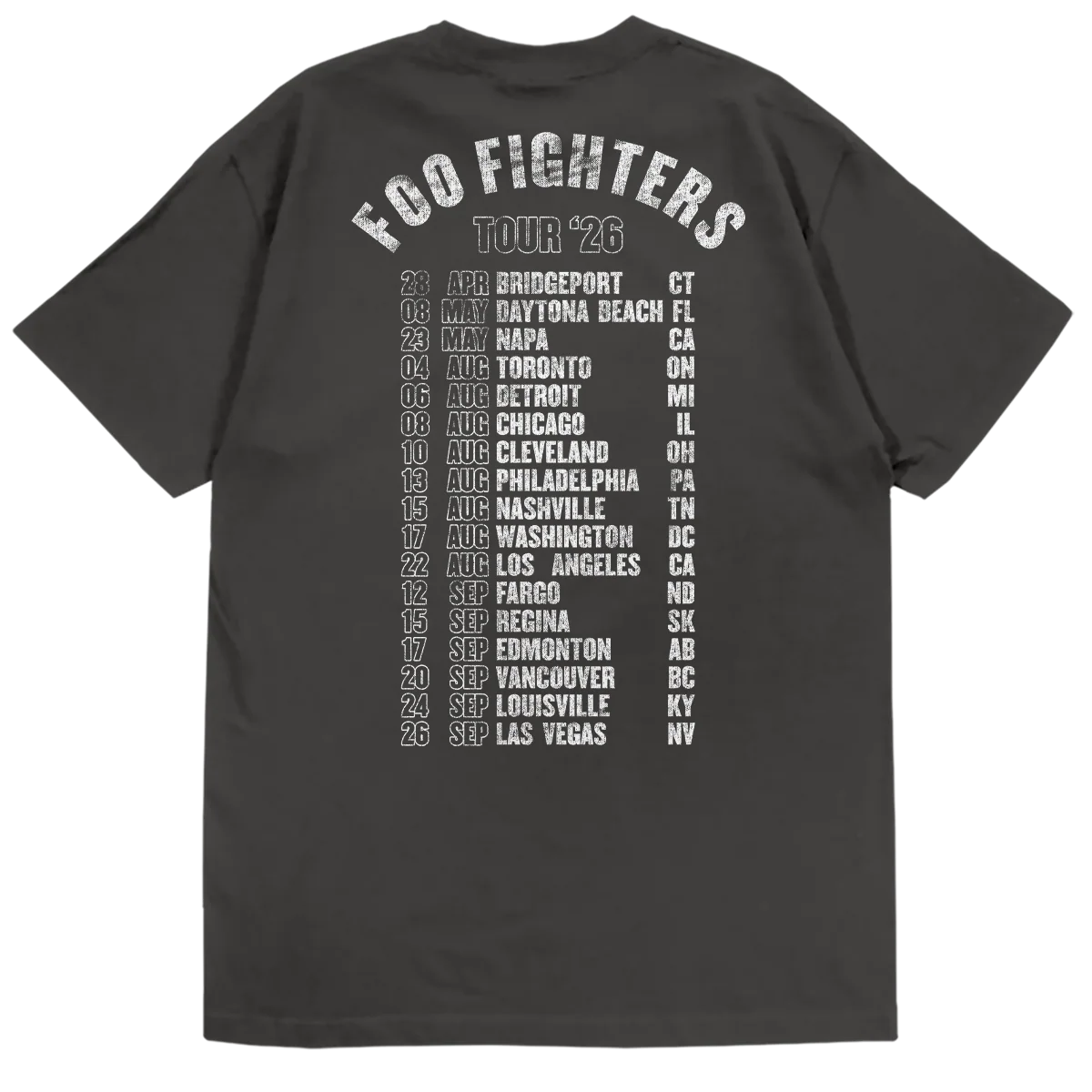 Rock N' Roll Tour Tee - Charcoal - Image 2